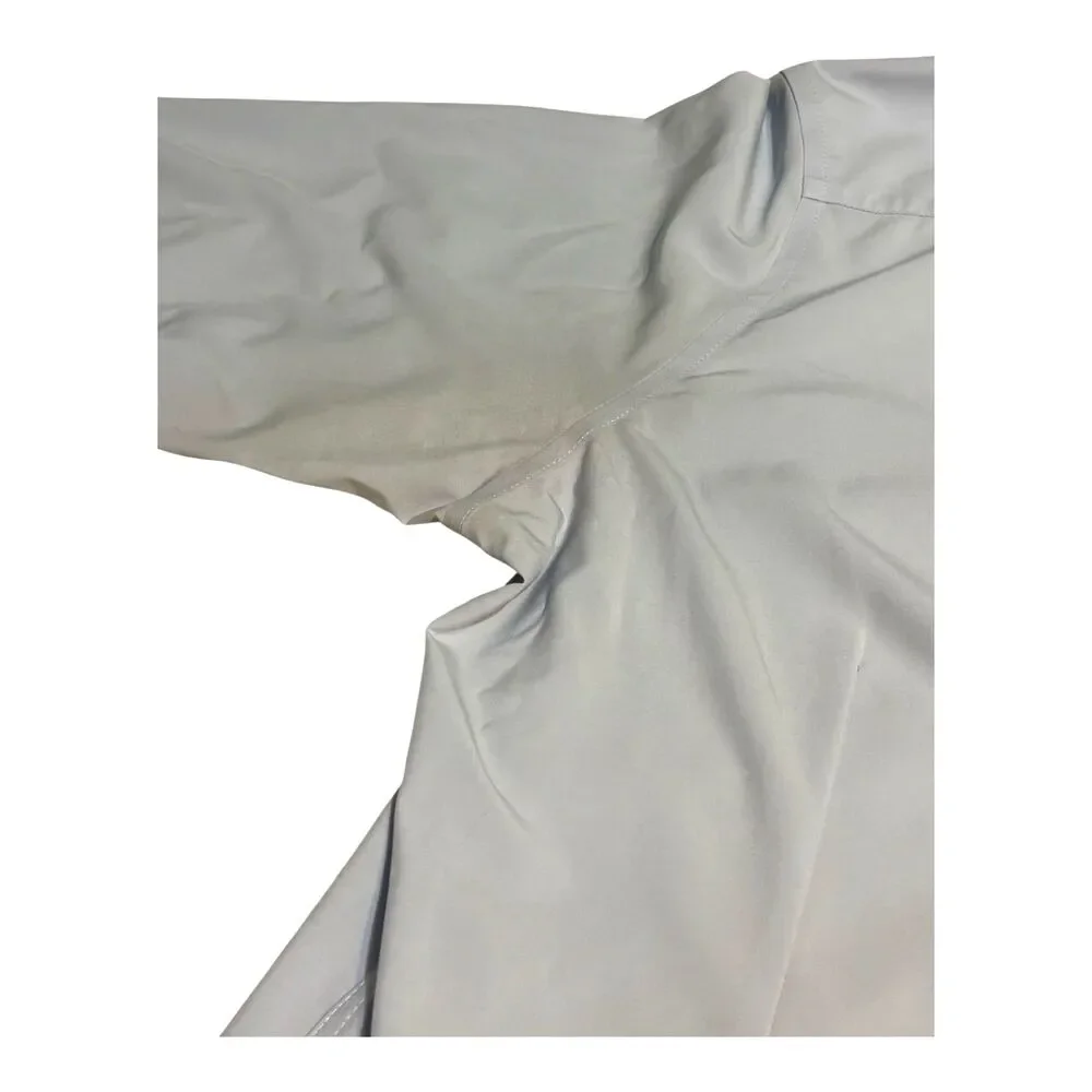 Mizzen+Main Leeward Dress Shirt Mens Medium Blue Classic Performance Button Up - Picture 6 of 10